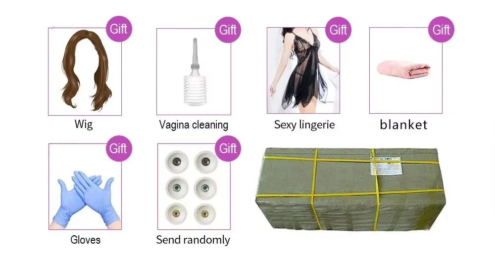 Realistic Sex Dolls Soft Breasts Full Life Size Sex Doll for Men Life Size Female Torso Male Masturbator Adult Toy 169cm - InfinityDolls